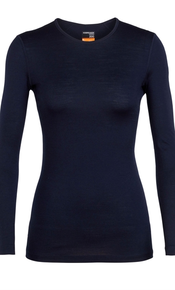 Icebreaker Sweaters - Icebreaker merino wool size XS bodyfit 200 navy blue thermal base/sweater